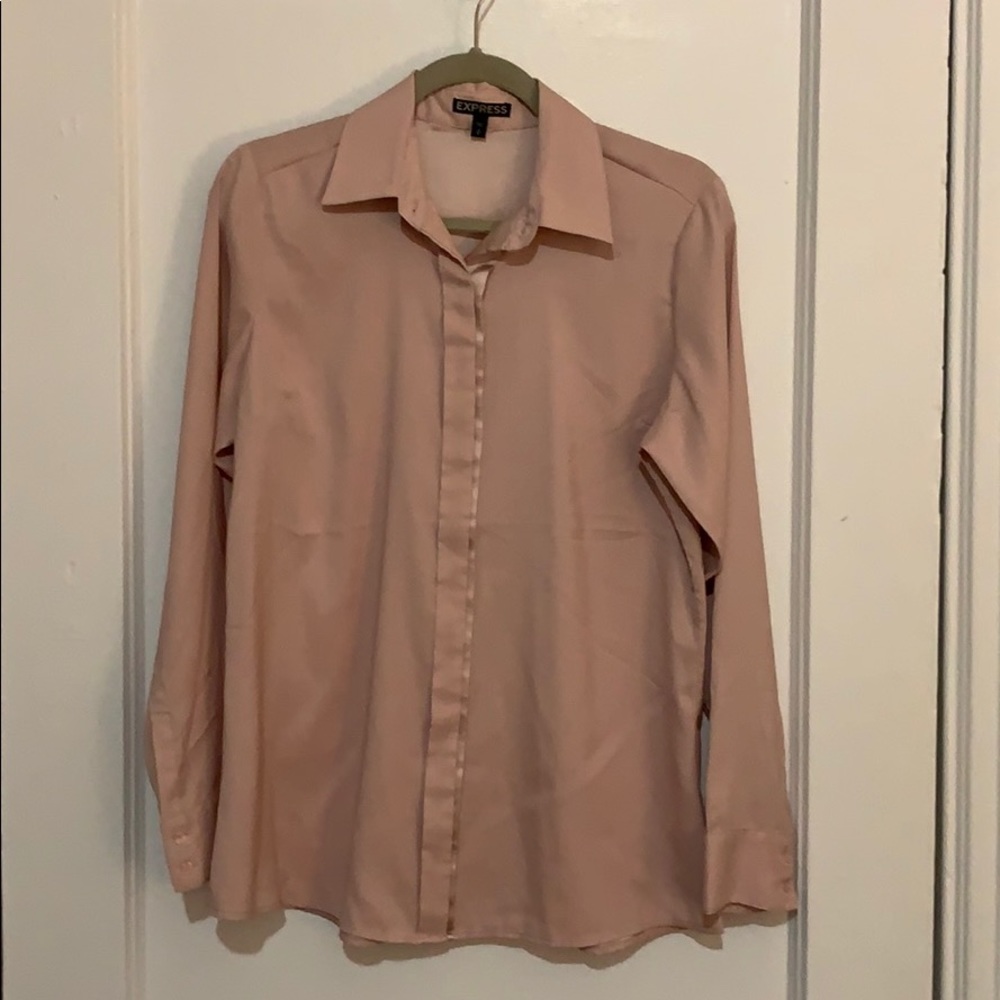 Express Light Pink Blouse